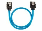 Corsair SATA3-Kabel Premium Set Blau 30 cm, Datenanschluss Seite