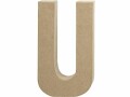 Creativ Company Papp-Buchstabe U 20.5 cm, Verpackungseinheit: 1 Stück