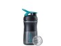 Blender Bottle Shaker & Trinkflasche SportMixer Flip 590 ml, Black/Cyan