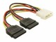 DeLock Kabel Power SATA HDD 2x > 4pin