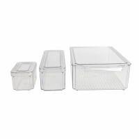 NORDIC Q Fridge/Pantry storage set 2360037 Transparent, 7 pcs.