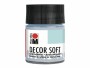 Marabu Acrylfarbe Decor Soft 50 ml, Grau/Hellblau, Art: Acrylfarbe