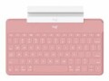 Logitech Tastatur Keys-To-Go Pink, Tastatur Typ: Mobile