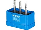 Pferd HSS-Frässtifte-Set 85, 3-tlg. Zahnung 3, Schaft-Ø 6 mm