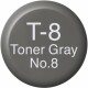 COPIC     Ink Refill - 21076105  T-8 - Toner Grey No.8