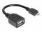 Bild 1 DeLock USB-OTG-Kabel Micro-USB B - USB A 0.15