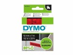 DYMO Dymo Schriftband D1, 45017, 12mm x 7m, Band: rot,