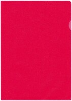 BÜROLINE Sichtmappen A4 620081 rot, matt 100 Stück, Kein