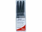 pentel Fasermaler Brush Sign Pen Pigment 3-teilig, Mehrfarbig