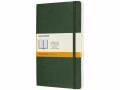 Moleskine Notizbuch Classic A5 Liniert, Grün, 192 Seiten