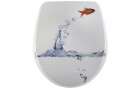 diaqua® Toilettensitz Nice Jumping fish Absenkautomatik, Weiss