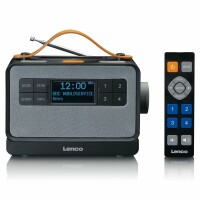Lenco DAB+ Radio PDR-065BK mit grossen Tasten und "Easy Mode