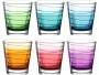 Leonardo Trinkglas Vario Struttura 250 ml, 6 Stück, Mehrfarbig