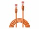 LINDY Cat.6 S/FTP Kabel, orange, 0,3m