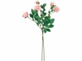 Dekomat AG Kunstblume Rosen 2 Stück, Rosa, Produkttyp: Schnittblumen