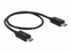 DeLock USB-OTG-Kabel Powershare Micro-USB B - Micro-USB B 0.3