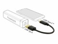 DeLock USB-Ladekabel USB A - USB C 0.15 m