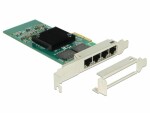 DeLock Netzwerkkarte 4x1Gbps, PCI-Express