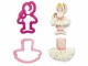 Decora Guetzli-Ausstecher-Set 2 Stück, Ballerina mit Tütü