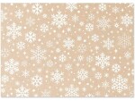 Trendform Tischset Snowflakes 29.7 cm x 0.42 m, Beige