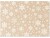 Bild 0 Trendform Tischset Snowflakes 29.7 cm x 42 cm, Beige