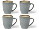 Bitz Kaffeetasse 300 ml, 4 Stück, Grau/Crème, Material