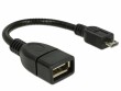 DeLock USB-OTG-Kabel Micro-USB B - USB A 0.15