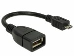 DeLock USB OTG (On the Go) Adapterkabel 18cm, A-MicroB,
