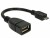 Bild 0 DeLock USB-OTG-Kabel Micro-USB B - USB A 0.15
