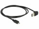 DeLock USB2.0-Easy Kabel, A-MicroB, 5m, SW, gew.