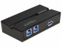 DeLock USB-Switch 11495, Anzahl Eingänge: 2 ×, Steckertyp Seite