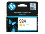 HP Inc. HP Tinte Nr. 924 (4K0U5NE) Yellow, Druckleistung Seiten: 400