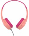 BELKIN SOUNDFORM MINI WIRED ON-EAR HEADPHONES FOR KIDS PINK