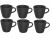 Bild 0 Villeroy & Boch Kaffeetasse Manufacture Rock 150 ml, 6 Stück, Schwarz