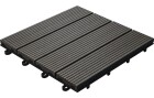 Florco Balkon-& Terrassenplatten WPC anthrazit 30 x 30, 6