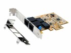 EXSYS Netzwerkkarte EX-6072-4K PCIe, Schnittstellen: RJ-45 (LAN)
