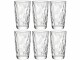 Bormioli Rocco Longdrinkglas Diamond 470 ml, 6 Stück, Transparent