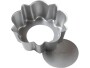 Decora Wähen-Backform Ø 8 cm, Silber, Materialtyp: Metall