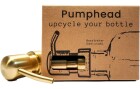 Pumphead Seifenpumpe für Glasgetränkeflaschen Gold