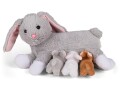 Mamanimals Kuscheltier Mama Hase & Babys 25 cm, Plüschtierart