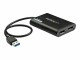 STARTECH USB TO DUAL DP ADAPTER 4K 60HZ 