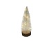 Dameco Tannenbaum, 10 LEDs, 28 cm, Weiss, Höhe: 28