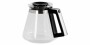 Melitta Ersatzglaskanne 1 l, Schwarz/Weiss, Materialtyp: Glas