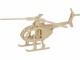 Marabu Holzartikel 3D Puzzle, Helikopter, Breite: 26 cm, Höhe