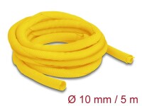 DeLock Kabelschlauch selbstschliessend 5 m x 10 mm Gelb