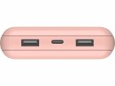BELKIN POWERBANK 20.000MAH 15W USB-A UND USB-C ANSCHLUSS ROSA
