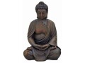G. Wurm Dekofigur Buddha Sitzend, Natürlich Leben: Keine