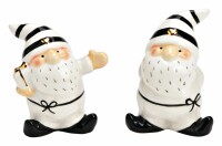 ROOST Nikolaus aus Keramik 10033443 weiss, schwarz, 2 ass