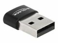 DeLock USB 2.0 Adapter USB-A Stecker - USB-C Buchse