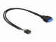 DeLock USB Kabel intern 45cm, USB3-Buchse zu USB2